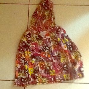 Emoji peace signs and letter jacket